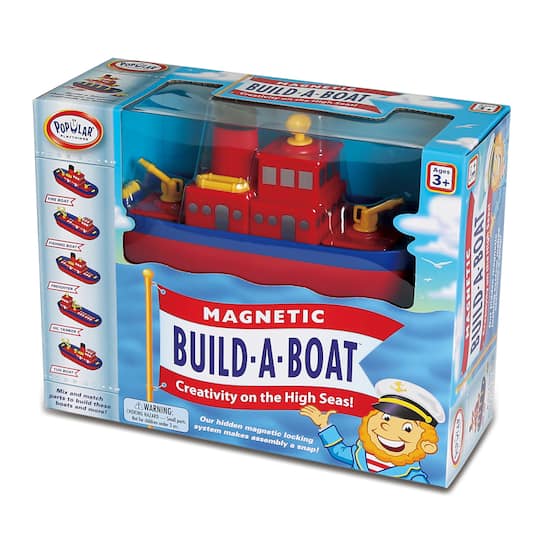 Popular Playthings&#xAE; Magnetic Build-a-Boat&#x2122;